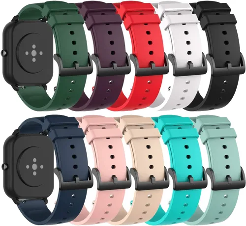 E ECSEM FirYawee - Correa de repuesto de silicona deportiva de liberación rápida compatible con FirYawee Smartwatch para hombres y mujeres