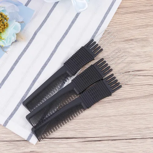Miniatura 3 de Peinetas para el cabello - Fibra de carbono estática -cola Peines Herramientas para el cabello para estilos finos