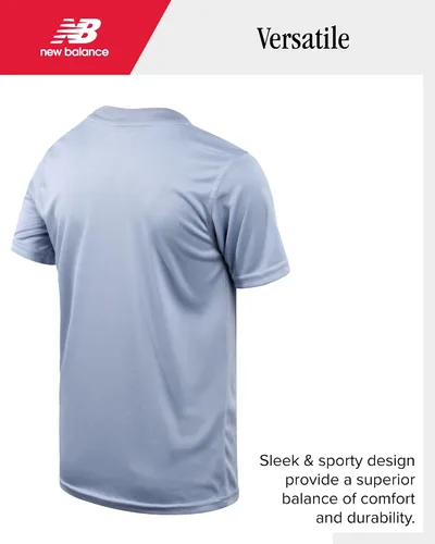 Miniatura 5 de New Balance Conjunto de pantalones cortos activos para niños, camiseta sin mangas de 3 piezas, camiseta de manga corta, pantalones cortos atléticos