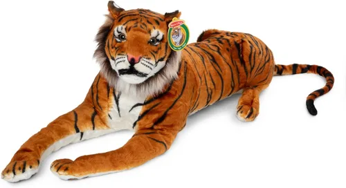 Miniatura 3 de Tigre gigante de peluche de Melissa & Doug, realista (más de 5 pies de largo)