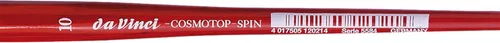 Miniatura 261 de da Vinci Watercolor Series 5580 CosmoTop Spin Pincel de Pintura, Redondo Sintético con Mango Rojo