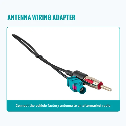 Miniatura 5 de NuIth Arnés de cables de radio estéreo con adaptador de antena compatible con BMW 2000-2010/Volkswagen 2004-2015/Mercedes-Benz Sprinter 2007-2015