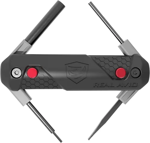Miniatura 7 de Real Avid - Herramienta 4 en 1 para pistolas Glock, multiherramienta compacta con herramienta de visión delantera y trasera, herramienta