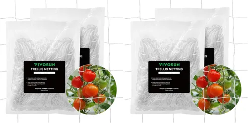 Miniatura 17 de VIVOSUN Malla enrejada de poliéster resistente para plantas, 5 x 15 pies, 1 paquete