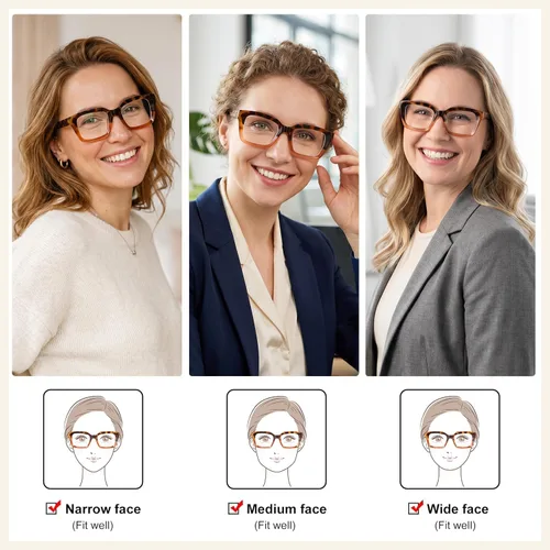 Miniatura 5 de JOLISU - Paquete de 5 lentes de lectura para mujeres, lentes de computadora con bloqueo de luz azul, bisagra de resorte
