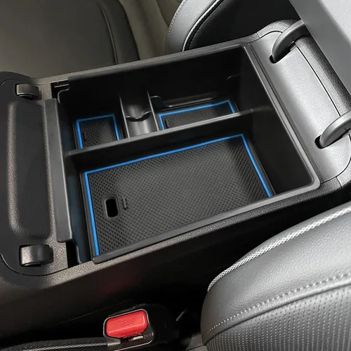 HGWEI Organizador de consola central Compatible con Hyundai Tucson y Santa Cruz 2022-2024 & 2022-2026 Accesorios interiores Caja de almacenamiento