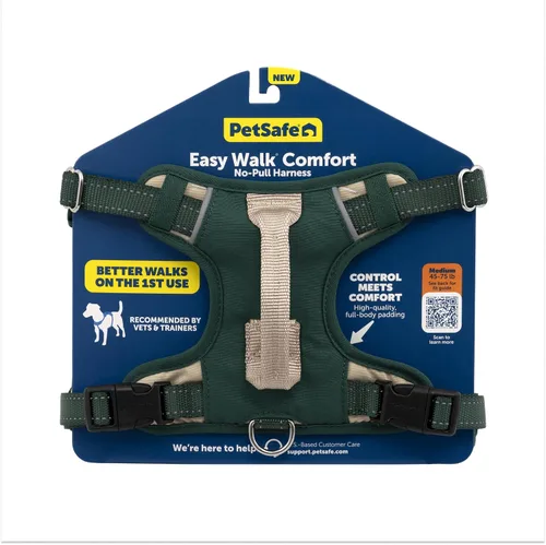 Miniatura 12 de PetSafe Easy Walk Comfort Arnés para Perro Anti-tirones - Mejor Arnés de Entrenamiento para Caminar - Diseño Acolchado de Cuerpo Completo - Tela