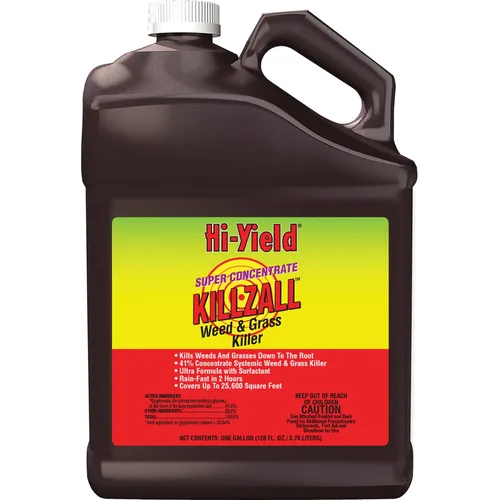 Hi-Yield (33693) Superconcentrado Killzall Herbicida para Maleza y Césped (1 galón)