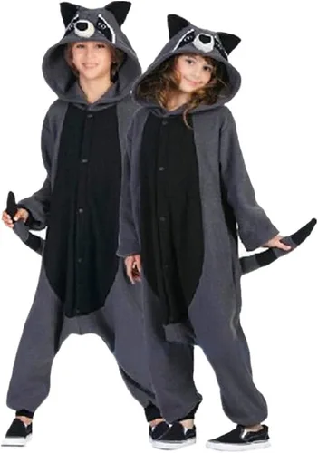 Miniatura 2 de WOTOGOLD Disfraz de cosplay de animales, mapache unisex para adultos