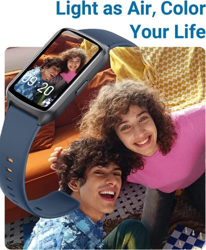 Miniatura 7 de Amzhero Rastreador de salud y fitness con monitor de frecuencia cardíaca 24/7, oxígeno en sangre, presión arterial, rastreador de sueño