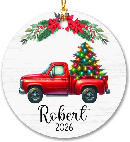 Miniatura 17 de Adorno de tren de Navidad, adorno de tren personalizado para decoración de árbol de Navidad, adorno personalizado de tren de amor para niños
