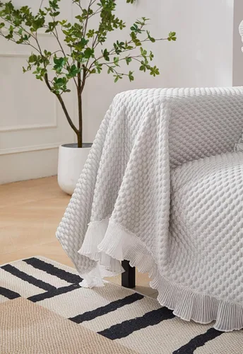 Miniatura 6 de Funda de sofá toalla Cojín Sofá FurnitureProtector protegerá su sofá de manchas, desgaste Es funcional y duradero para la vida diaria para cama, Gris