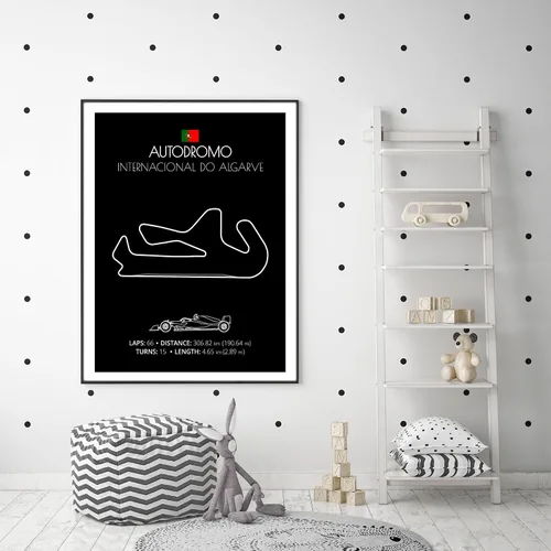 Miniatura 137 de Custom Car Posters Póster hecho a mano compatible con Autodromo Enzo e Dino Ferrari (Imola, Italia), póster de pista de carreras diseñado