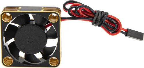 Miniatura 2 de ShareGoo Motor sin escobillas de aleación ESC Ventilador de refrigeración disipador de calor 28000RPM 1.181x1.181 in JST Plug para 1/8 1/10 1/12 RC