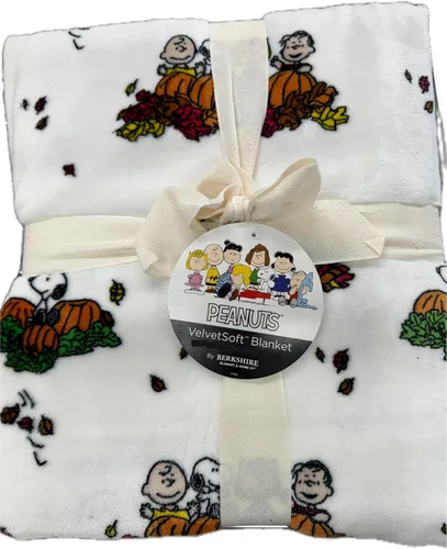Miniatura 4 de Berkshire Blanket Mantas y mantas de otoño y Acción de Gracias (azul, 50 x 70 pulgadas)