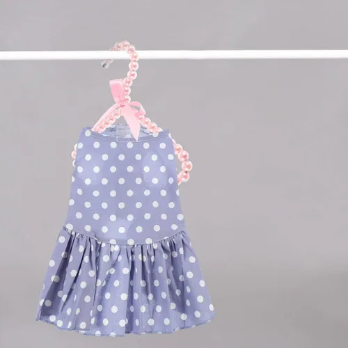 Miniatura 2 de Toddmomy Perchas para bebés, 5 piezas de perlas, perchas para ropa con cuentas, perchas para ropa de vestir y pantalones, perchas para armario