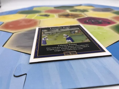 Miniatura 5 de La tarjeta de turno más larga compatible con las expansiones de Catan Colonos de Catan, Seafarers, Cities and Knights y Catan