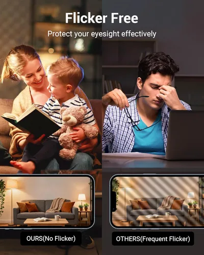 Miniatura 3 de DEWENWILS Paquete de 8 Bombillas LED A19, 760LM, Bombillas de Luz Cálida de 3000K, Bombilla LED E26 de Ahorro de Energía de 60 Vatios, Bombilla No