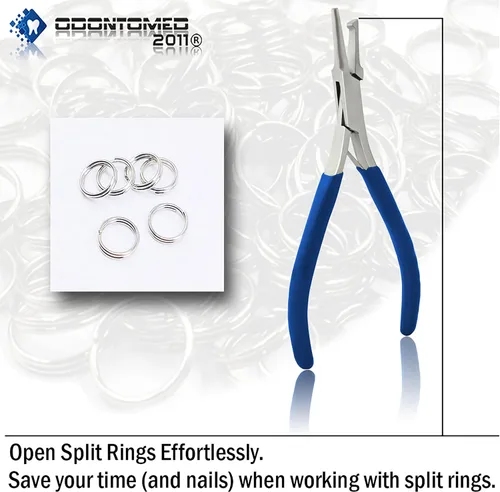 Miniatura 7 de Alicates de anillo dividido 5" W/Spring Blue Color Pvc Grip ODM