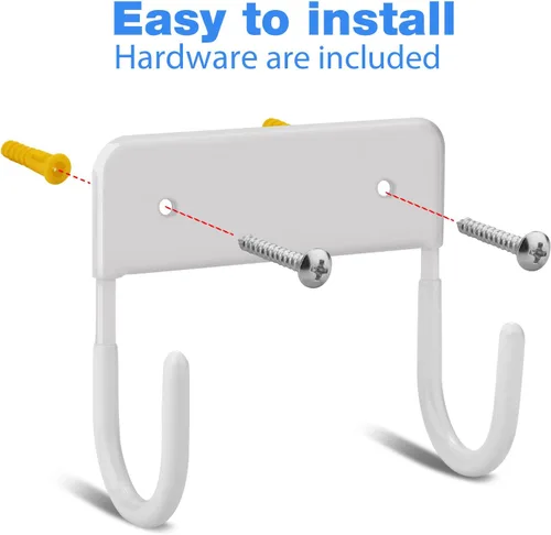 Miniatura 4 de Soporte de pared para tabla de planchar para cuarto de lavado, color blanco