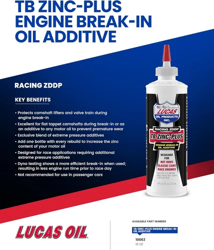 Miniatura 5 de Lucas Oil 10063 aditivo para aceite inicial de motor, 16 oz, Multi