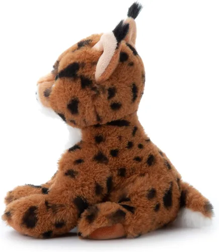 Miniatura 4 de The Petting Zoo Peluche Bobcat, regalos para niños, animales salvajes del zoológico Onez, juguete de peluche Bobcat de 9 pulgadas