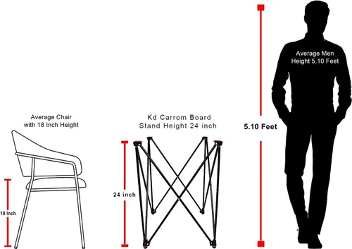 Miniatura 6 de Soporte profesional para tablero Carrom