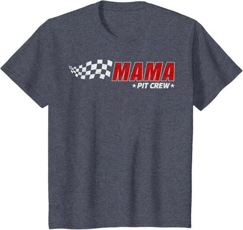 Miniatura 65 de Mama Pit Crew Race Car Birthday Family Matching Pit Crew Camiseta