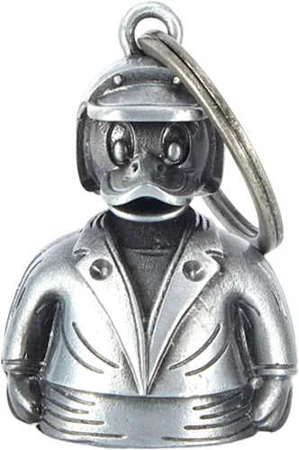 Miniatura 9 de Dream Apparel Campana de motocicleta con diseño de ángel guardián de viaje Gremlin para motociclista para hombres y mujeres, llavero de regalo