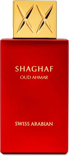 Swiss Arabian Shaghaf Oud Ahmar – Productos de lujo de Dubai – Fragancia en aerosol EDP personal de larga duración y adictiva – Aroma seductor y