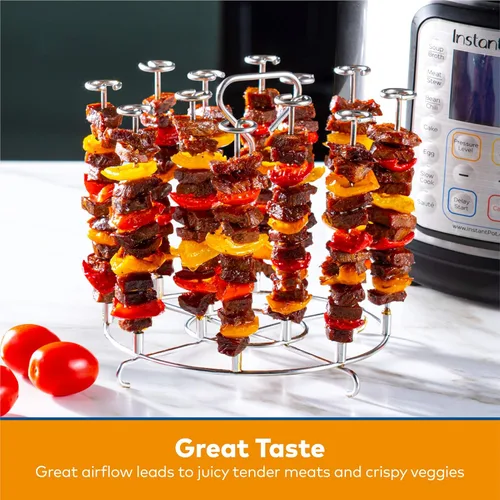 Miniatura 2 de Goldlion Soporte de brocheta compatible con Instant Pot 6 cuartos de galón accesorios para freidora de aire con tapa crujiente