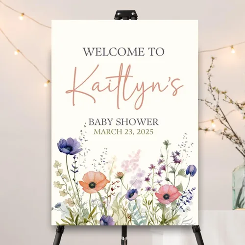 Miniatura 30 de Letrero de bienvenida personalizado para baby shower, letrero de bienvenida personalizado para bebé, letrero de bienvenida de globo azul, decoración