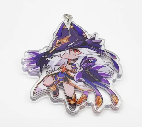 Miniatura 155 de YJacuing Genshin Impact - Figura de llavero de acrílico