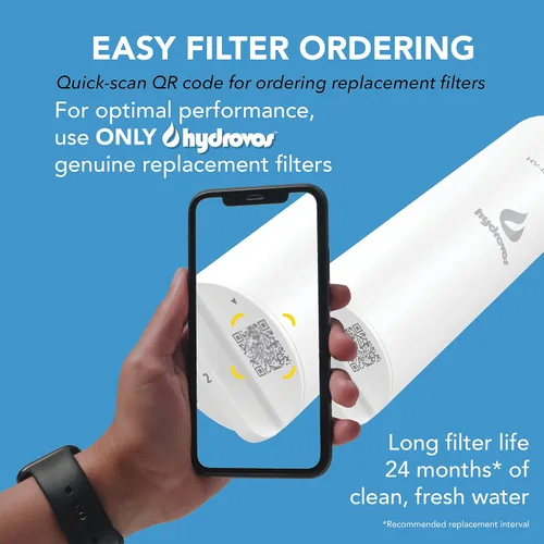 Miniatura 4 de Filtro HV-RO1400-ROM, cartucho de repuesto #2 Se adapta solo al sistema de ósmosis inversa sin tanque HV-RO1400-OD, 2 años de vida útil del filtro