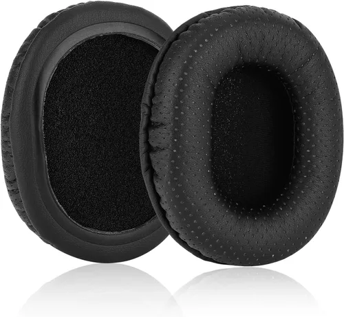 Miniatura 6 de Almohadillas de repuesto para Audio-Technica ATH M50X M40X M30X M20X Auriculares profesionales para monitor de estudio con cuero proteico