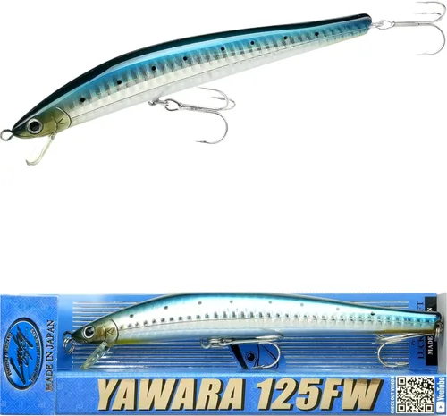 Miniatura 10 de LUCKY CRAFT FlashMinnow 125 YAWARA, señuelos de pesca de agua salada, accesorios y equipo de pesca de surf Jerkbait, señuelos de pesca de fletán