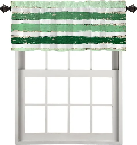 Miniatura 112 de Cortinas opacas de poliéster multicapa para cafetería, con diseño de diamantes, 2 unidades, 26 x 24 pulgadas