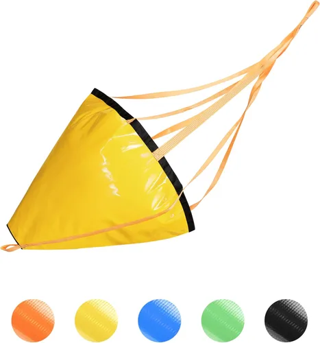 Miniatura 22 de BLUEWING Sea Anchor - Calcetines de pesca para barco de pesca 840D, nailon 32, 42, 53, 62, 72, 84 pulgadas, paracaídas, anclaje de deriva para barco