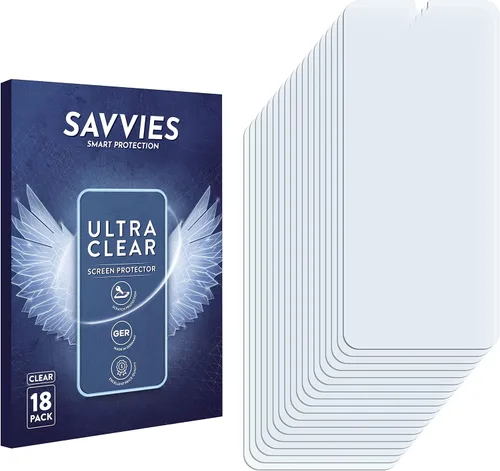 Miniatura 5 de Savvies Protector de pantalla compatible con Honor X7 Protector de pantalla transparente, paquete de 18