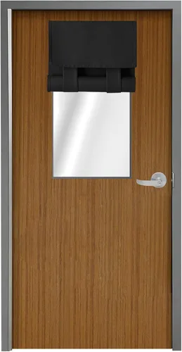 Miniatura 35 de WdFour Cortinas de puerta francesa con tacto sedoso, aislamiento térmico, reducción de ruido, cortinas opacas para puerta de vidrio y oficina