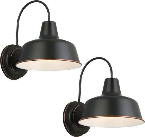 Miniatura 23 de Design House 519504 Mason - Lámpara de pared con 1 luz, bronce aceitado de 8 pulgadas.