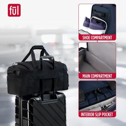 Miniatura 4 de FUL Tactics 22 Inch Duffel Bag, Siege Small Travel Carry on Luggage with Handles and Shoulder Strap