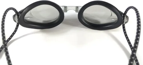 Miniatura 4 de Gafas de natación anti niebla con correa elástica de ajuste rápido Negro