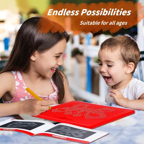 Miniatura 2 de MAGBLOCK Tablero magnético de dibujo para niños pequeños a partir de 3 años, regalos para niños y niñas, bloc de escritura portátil y juguete
