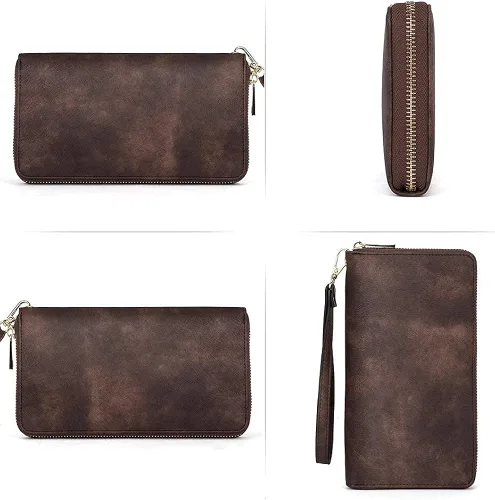 Miniatura 8 de CLUCI Maletín de cuero para mujer con cartera para mujer