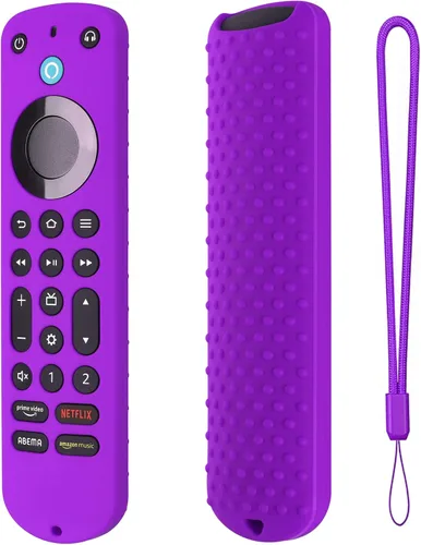 Miniatura 10 de Funda de silicona para Voice Remote Pro 2022, funda de silicona para control remoto por voz Pro 2022 con cordón (negro)