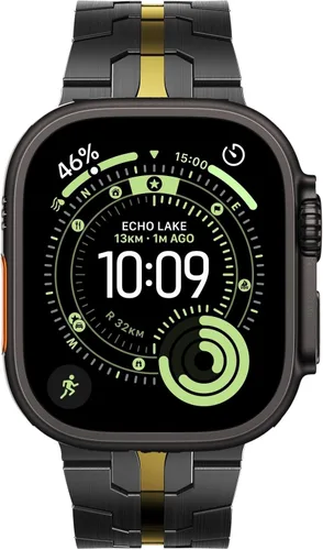 Miniatura 26 de KADES Correa de acero inoxidable compatible con Apple Watch Band Ultra 3/2/1 de 1.73 pulgadas Series 11/10 de 1.81 pulgadas/1.65 pulgadas, Series