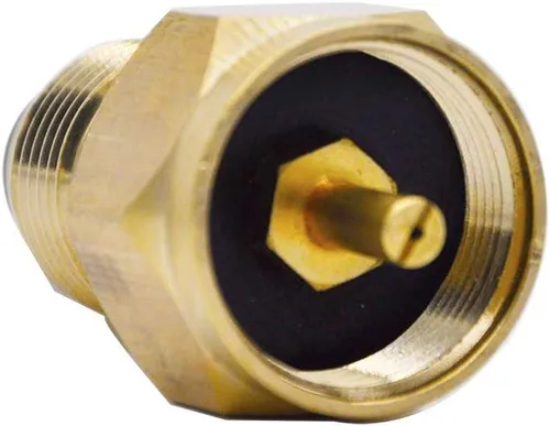 Miniatura 4 de YOUHO Adaptador de tanque de propano universal más seguro adaptador de recarga de propano para botella desechable desechable – 100% latón macizo