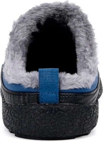 Miniatura 3 de Eagsouni - Pantuflas de casa para hombre con forro de piel para invierno