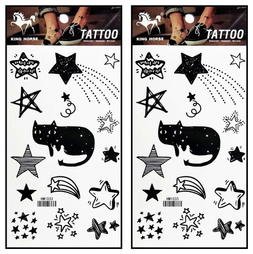 Miniatura 6 de Tatuajes de 2 hojas de hermosas flores de rosa morada, ancla de paloma, tatuajes temporales, calcomanías de tatuajes falsos para cuerpo, brazo